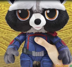 Peluche rocket guardianes galaxia marvel v.3 - c/sonido y movimiento
