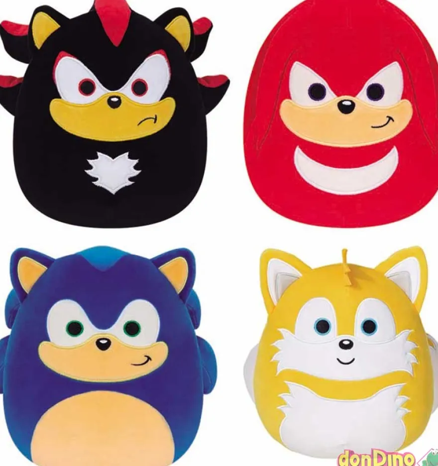 Peluche squishmallows sonic 25 cm. 4 surtidos