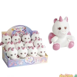 Peluche unicornio 19 cm.