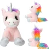 Peluche unicornio rosa 21 cm. ylvi