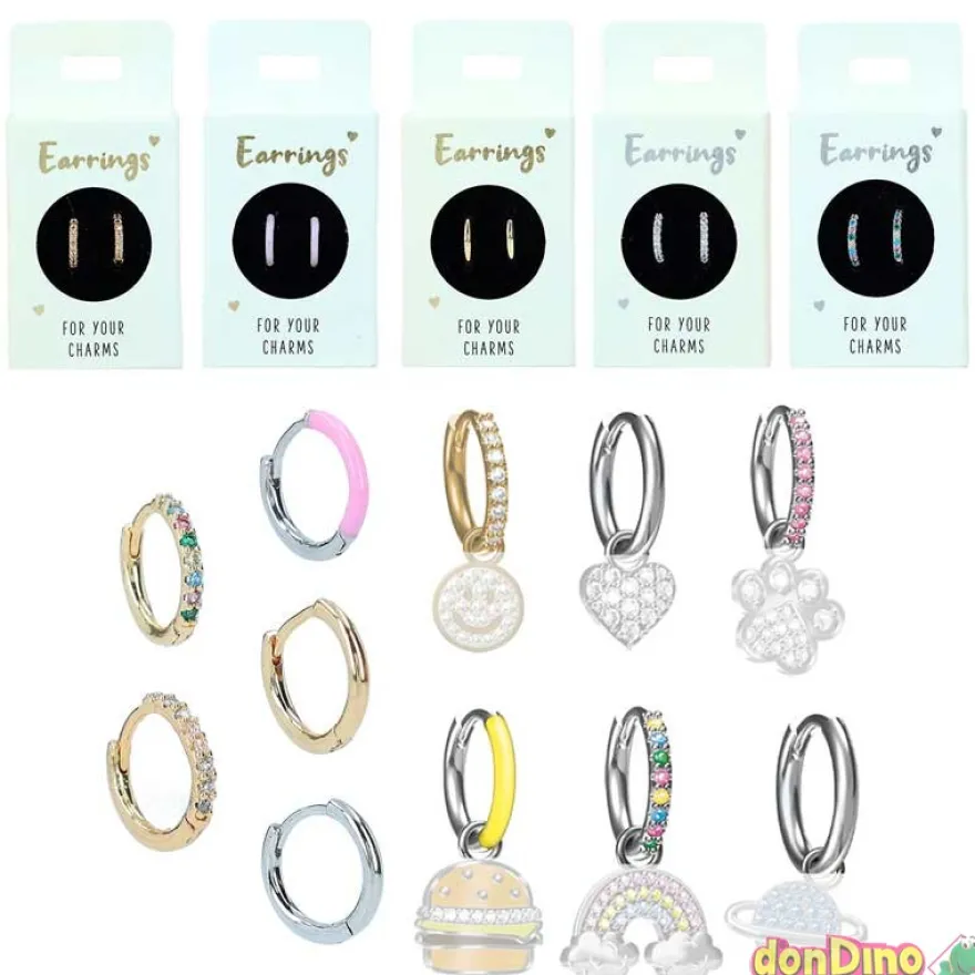 Pendientes en cajita top model
