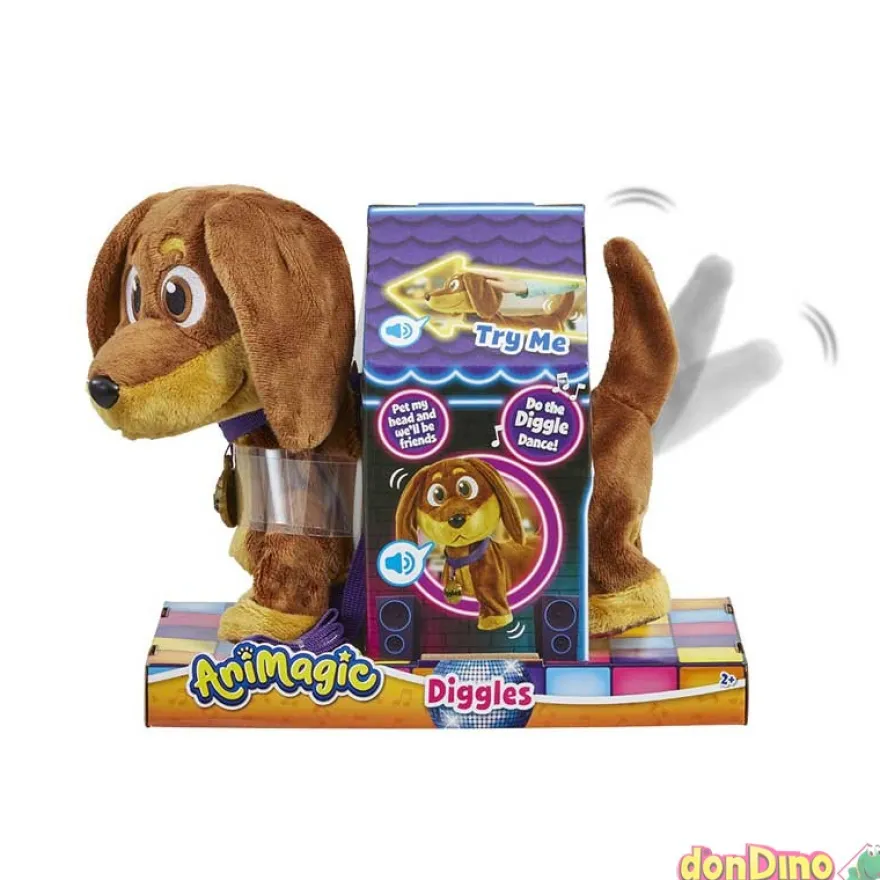 Perrito diggles animagic con sonido y movimientos