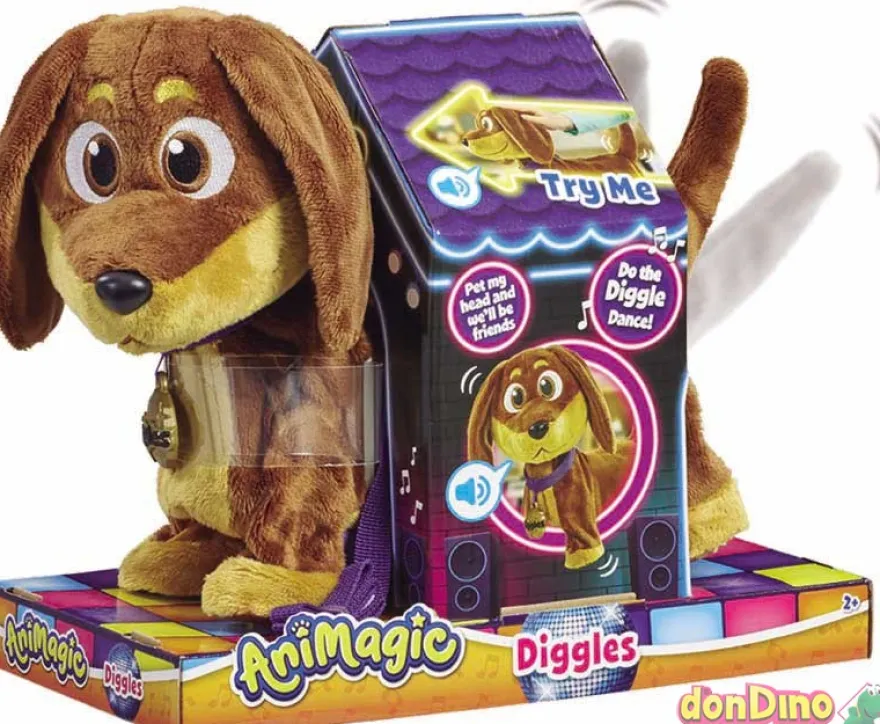 Perrito diggles animagic con sonido y movimientos