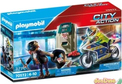 Persecucion moto policia playmobil city action - 32 pzas.
