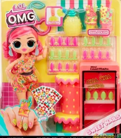 Pinky pops fruit shops lol surprise o.m.g. sweet nails