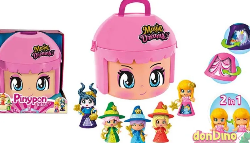 Pinypon magic dreams 5 figuras 15 accesorios