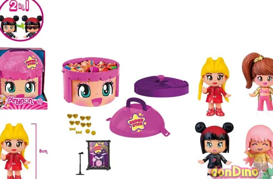 Pinypon super star c/4 figuras exclusivas