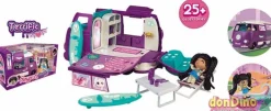 Pinypon terrific van +25 accesorios - 2 en 1 - glow in the dark