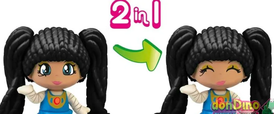Pinypon terrific van +25 accesorios - 2 en 1 - glow in the dark