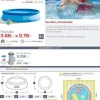 Piscina champiñon 366x76 cm. 5621 l con depuradora