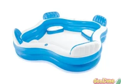 Piscina familiar swim 229x229x66 cm c/asientos y portavasos - hinchable