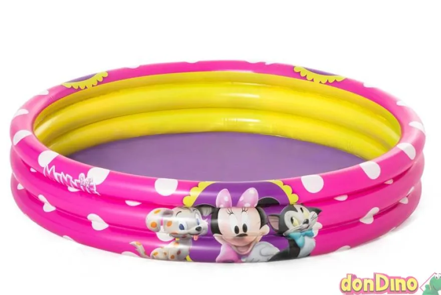 Piscina hinchable minnie 122x25 cm. 3 anillos