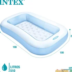 Piscina hinc.rectangular 166x100x25