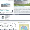 Piscina prism frame set 305x76 cm. 4485 l. c/depuradora 1300 l/h