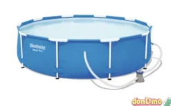 Piscina steel pro 305x76 cm. 4678 l c/bomba de filtro 220-240 v