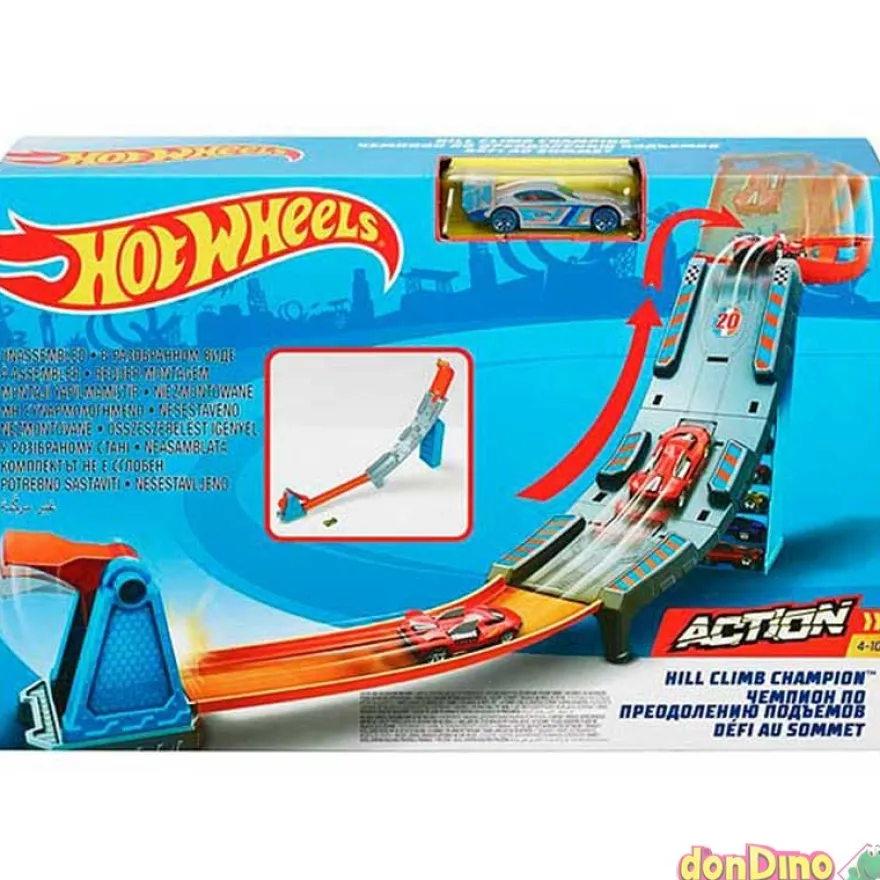 Pista action hot wheels surtidas c/1 vehiculo