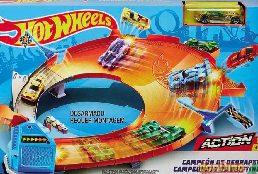 Pista action hot wheels surtidas c/1 vehiculo