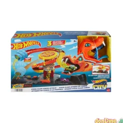 Pista ataque serpiente hot wheels city - pizza slam cobra attack