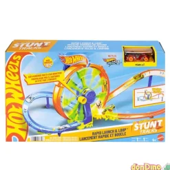 Pista loop rotante hot wheels stunt tracks - c/1 coche