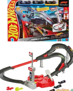 Pista super sprint f1 hot wheels racing formula 1 - c/3 coches
