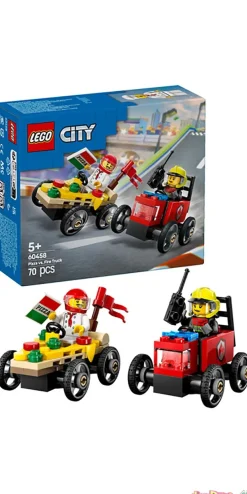 Pizza vs. bomberos lego city 70 pzas.