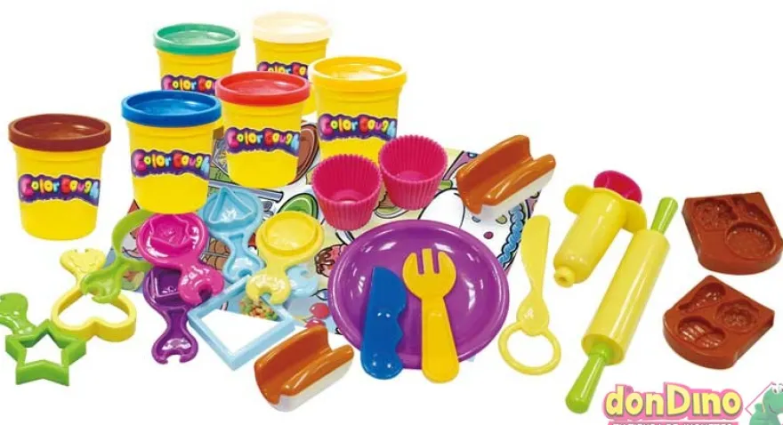 Plastilina sandwich salchichas galletas