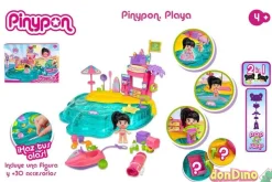 Playa pinypon c/1 figura y 30 accesorios