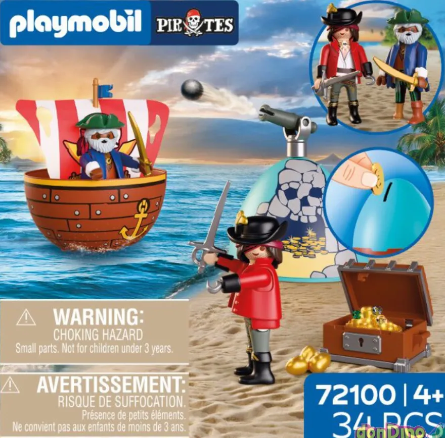 Play egg: piratas playmobil
