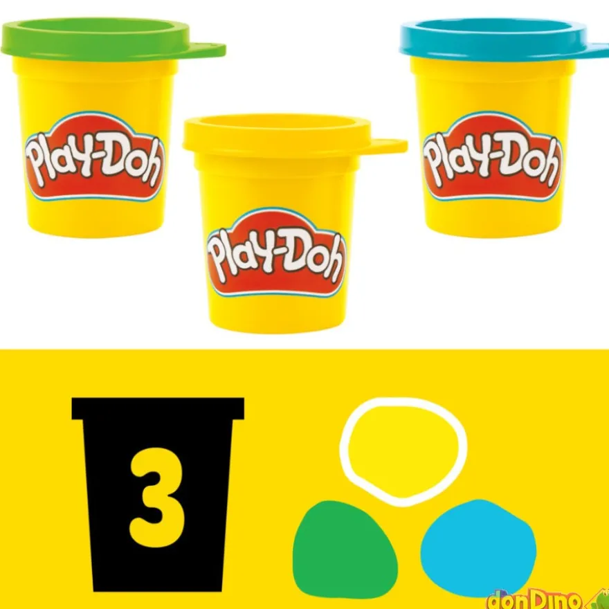 Playset portatil mickey play-doh surtidos - 3 botes