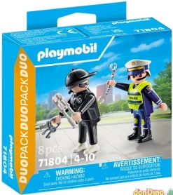 Policia y ladron playmobil duo pack 8 pzas.