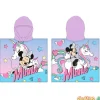 Poncho minnie unicornio 55x110 cm. 100% poliester - toalla