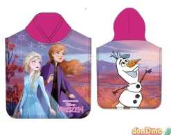 Poncho toalla frozen 55x110 cm. 100% poliester