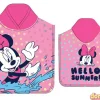 Poncho toalla minnie mouse 55x110cm 100% poliester
