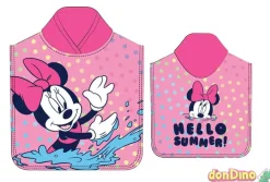 Poncho toalla minnie mouse 55x110cm 100% poliester