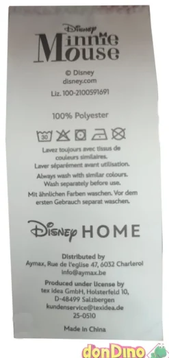 Poncho toalla minnie 55x110 cm. 100% poliéster