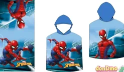 Poncho toalla spider-man 55x110 cm. 100% poliéster