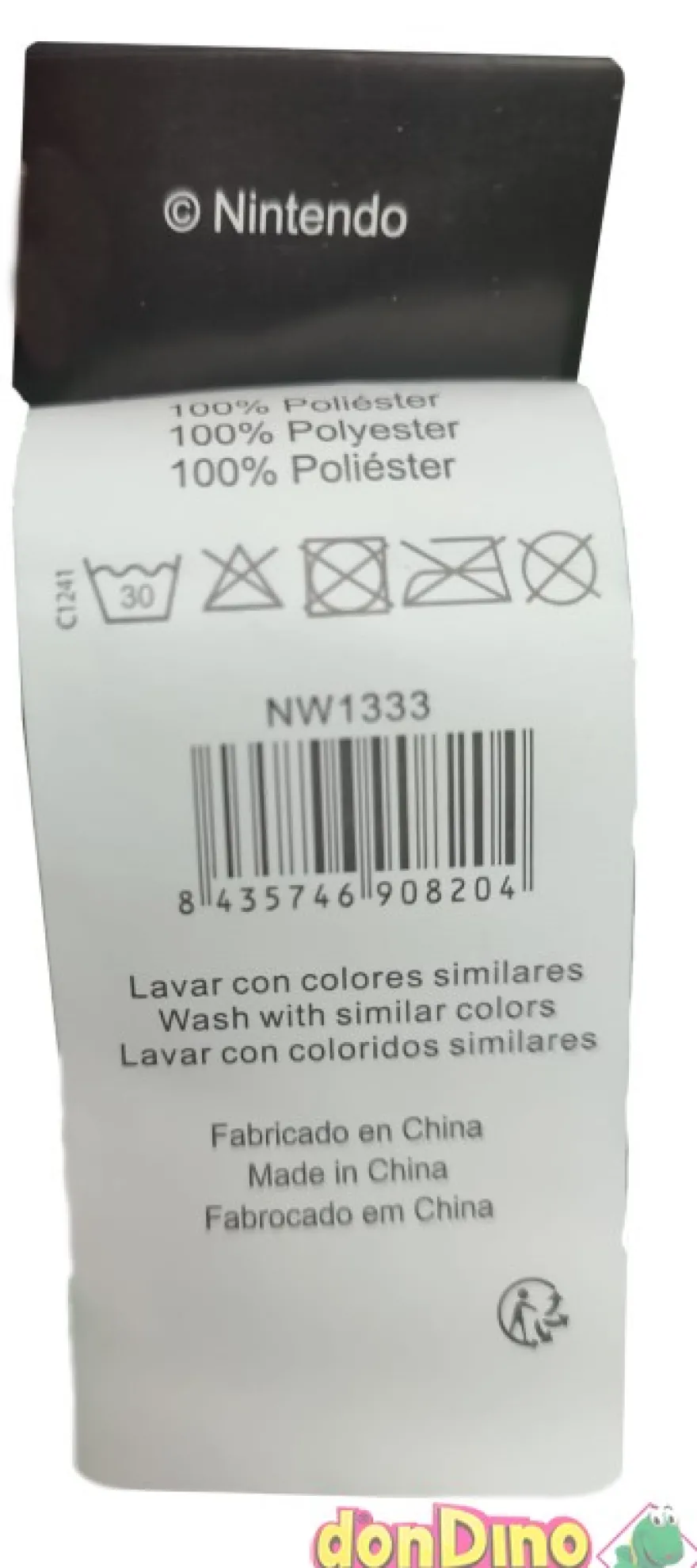 Poncho toalla super mario 55x110cm. 100% polyester
