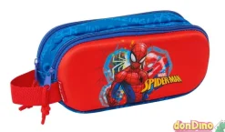 Portatodo doble 3d spider-man