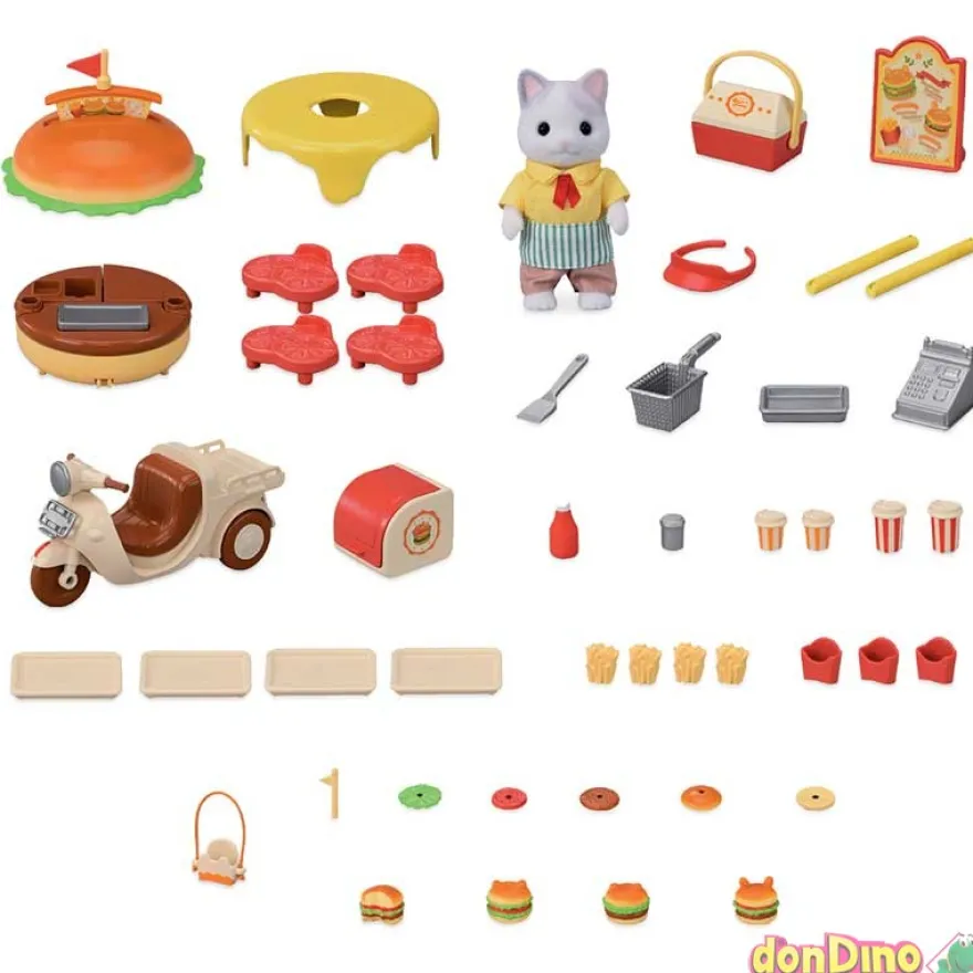 Puesto de hamburguesas sylvanian families