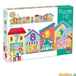 Puzzle aprende numeros 1-10 100x20 cm.