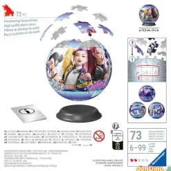 Puzzle ball 73 pzas guerreras k-pop