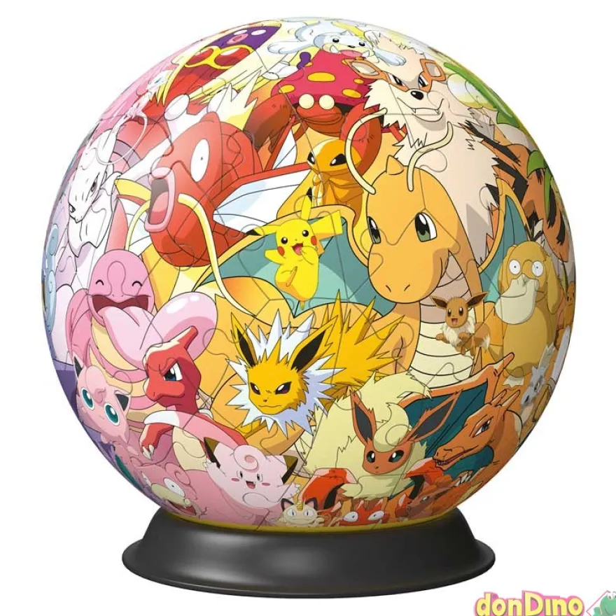 Puzzle 3d ball pokemon 73 pzas. 12,9 cm.