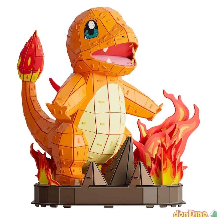 Puzzle 3d charmander pokemon 4d build - 241 pzas.