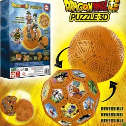 Puzzle 3d dragon ball super monta y juega - reversible