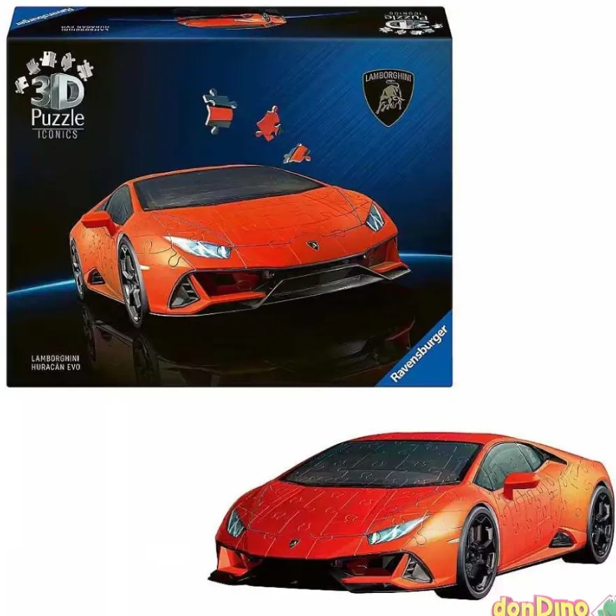 Puzzle 3d lamborghini huracan evo 158 pzas.