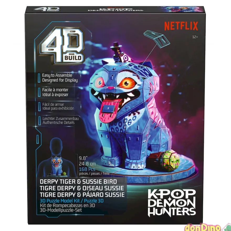 Puzzle 4d tigre derpy & pajaro sussie 4d build las guerreras k-pop