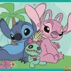 Puzzle 4 en 1 stitch disney super color - 12-16-20-24