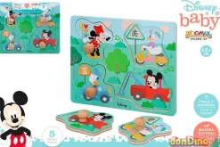 Puzzle madera figuras disney 5 pzas.