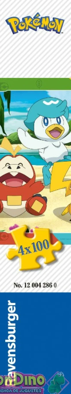 Puzzle pokemon 4x100 pzas.