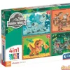 Puzzle progresivo 4en1 jurassic wor supercolor - 12,16,20,24 pzas.